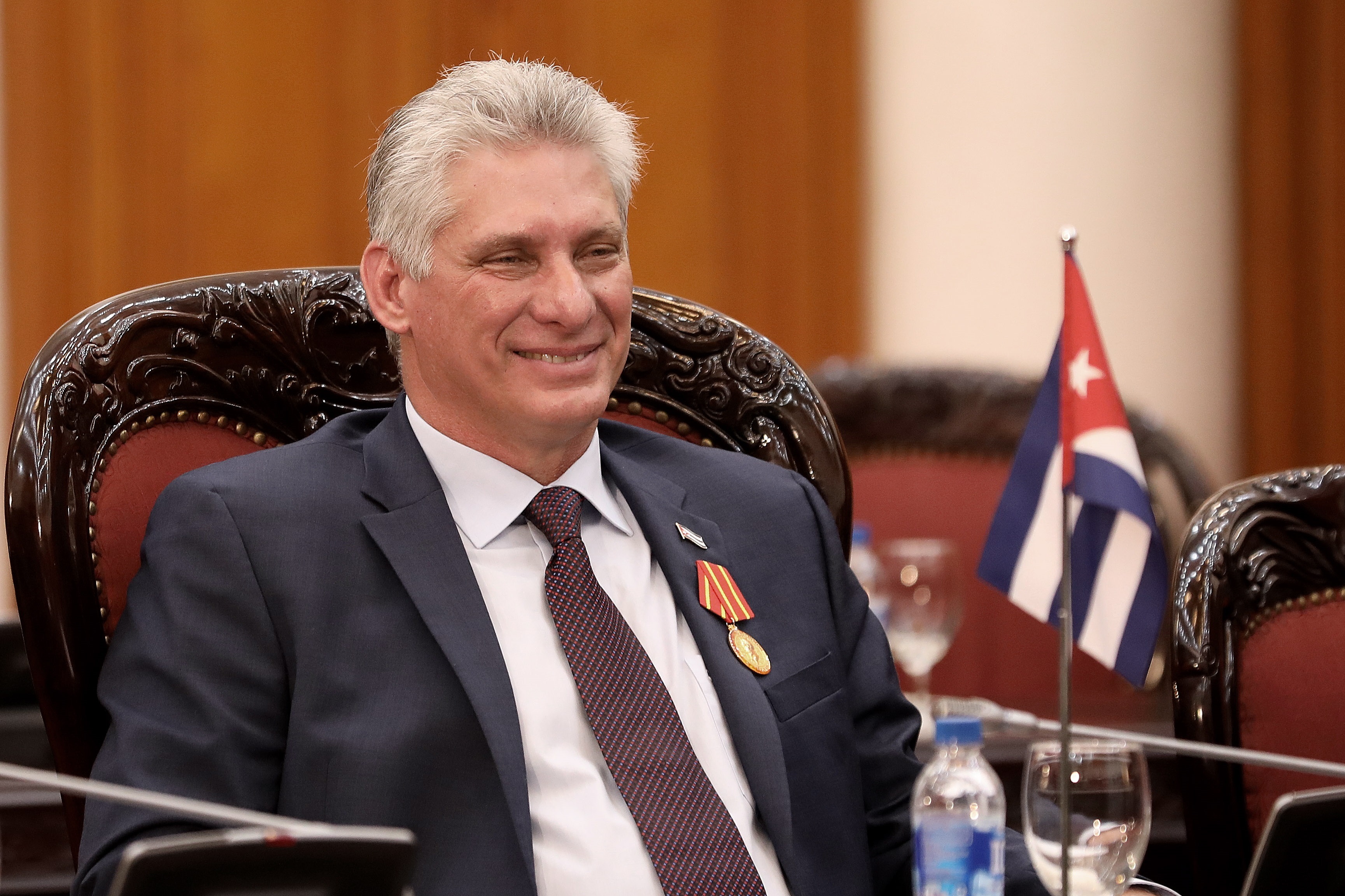 El dictador cubano Miguel Díaz-Canel (EFE/LUONG THAI LINH/Archivo)