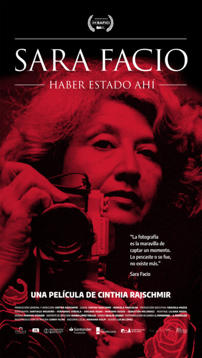 El documental "Sara Facio. Haber estado ahí", de Cinthia Rajschmir, se estrena en la edición 2023 del BAFICI