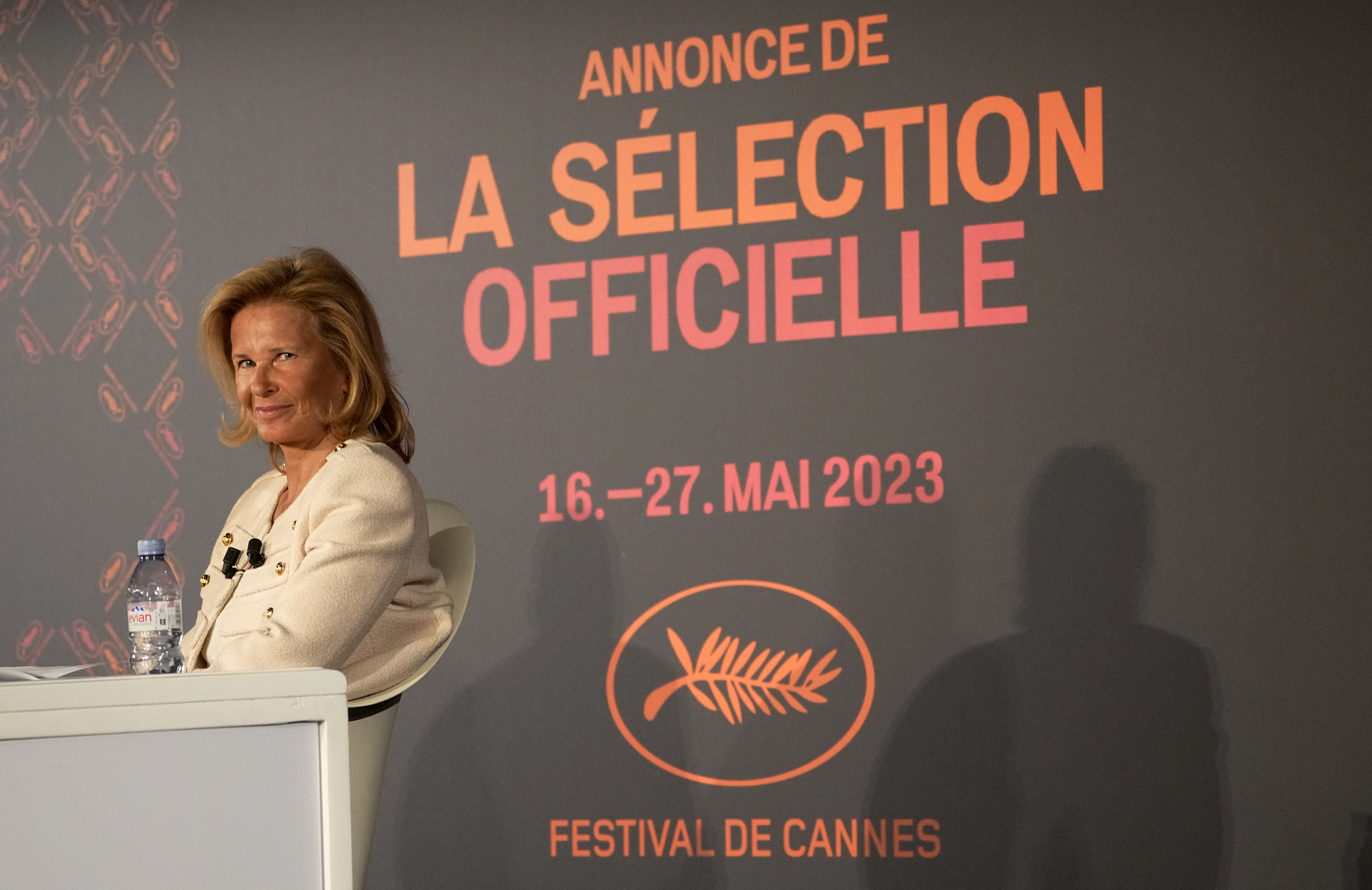 La presidenta del festival de cine de Cannes, Iris Knobloch (AP Foto/Michel Euler)