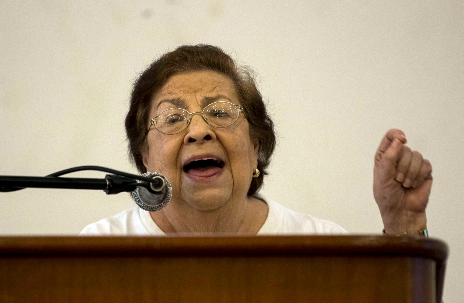 La veterana defensora de los derechos humanos en Nicaragua, Vilma Núñez. (FOTO: EFE/Jorge Torres) 