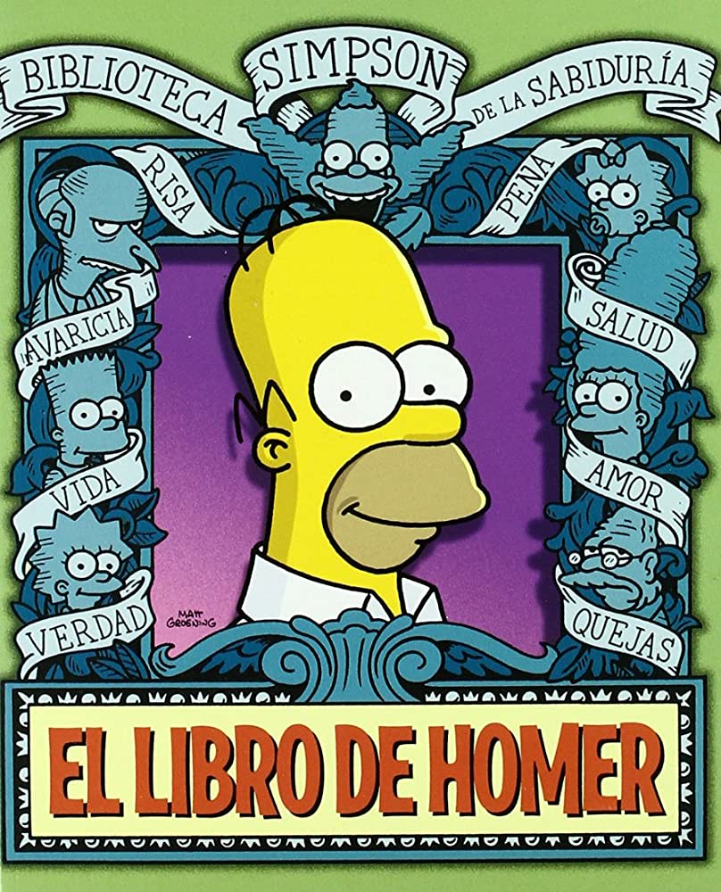 Portada de "El libro de Homer", de Matt Groening.