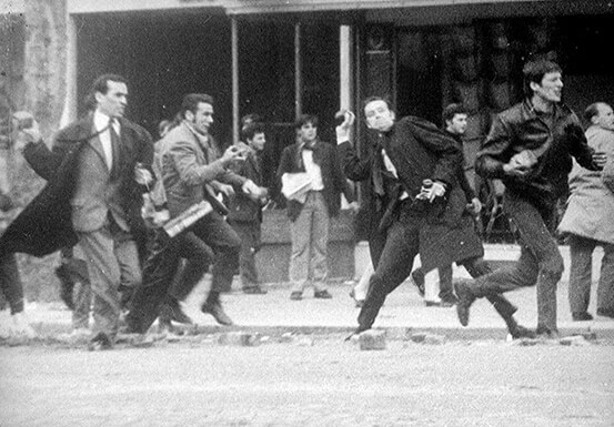 Las revueltas estudiantiles de Mayo del 68, en Francia.