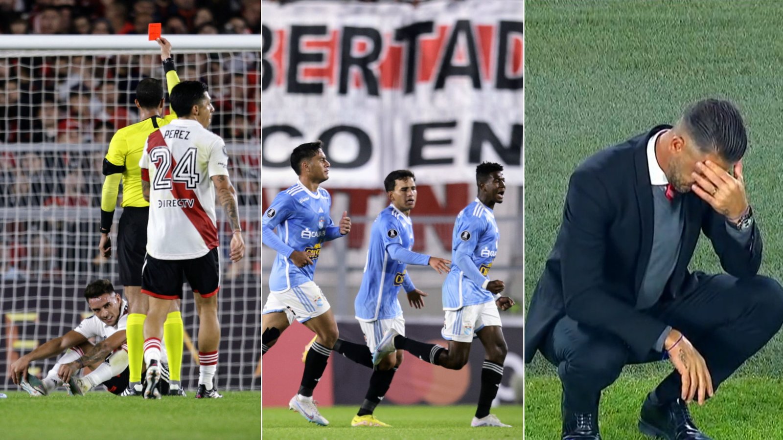 de la expulsion de enzo diaz al golazo de corozo los tres minutos de desconcierto de river plate ante sporting cristal que lamento demichelis