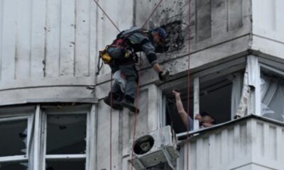 rusia denuncio un ataque con drones contra un edificio de moscu