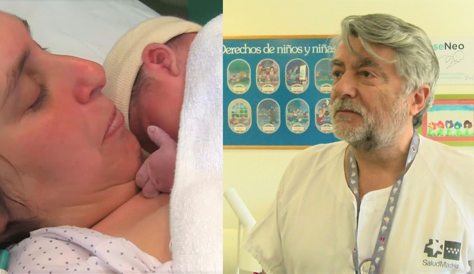 El Dr. Manuel Sanchez Luna explica los cambios que se producen en el bebe recien nacido tras el nacimiento efe HdzaKd