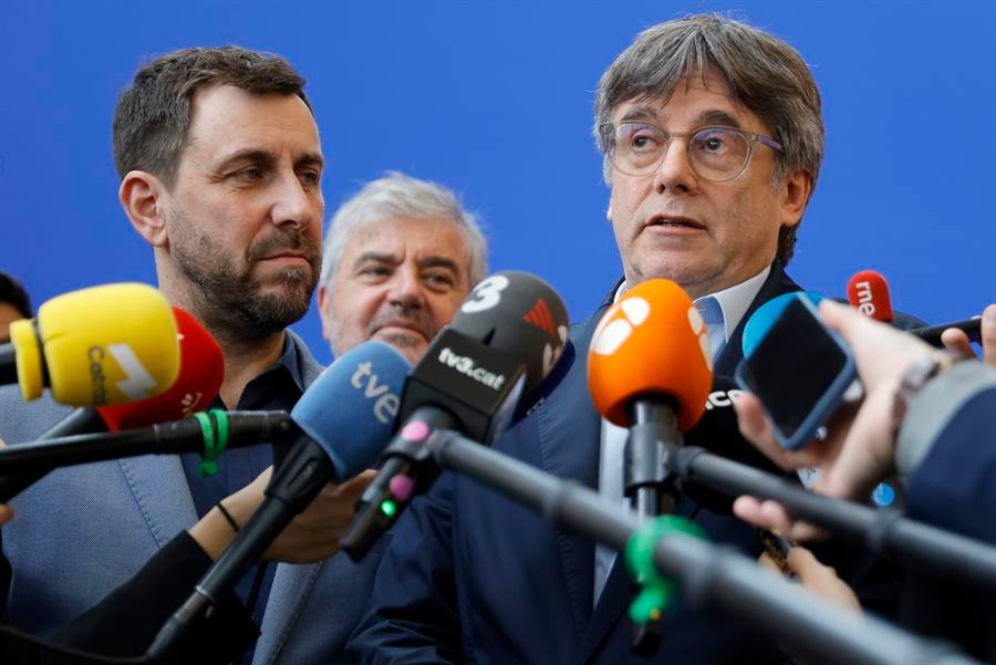 TJUE da la razon a la Eurocamara contra Puigdemont y Comin al negarles sus escanos z6ZkOa